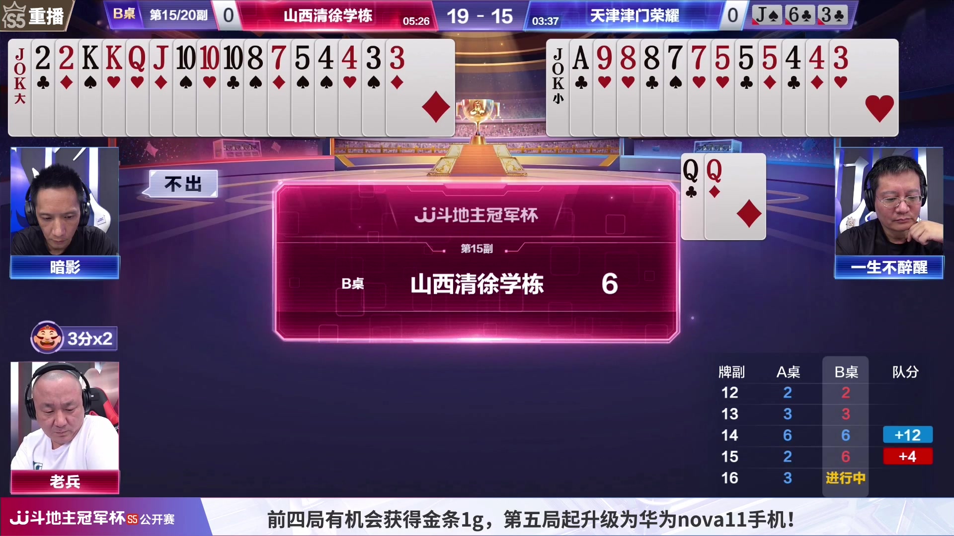 【2023-07-02 11点场】JJ斗地主官方：周二18点，公开赛E组开打