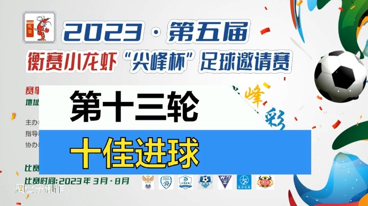 2023·第五届·衡赛小龙虾“尖峰杯”足球邀请赛 第十三轮 十佳进球