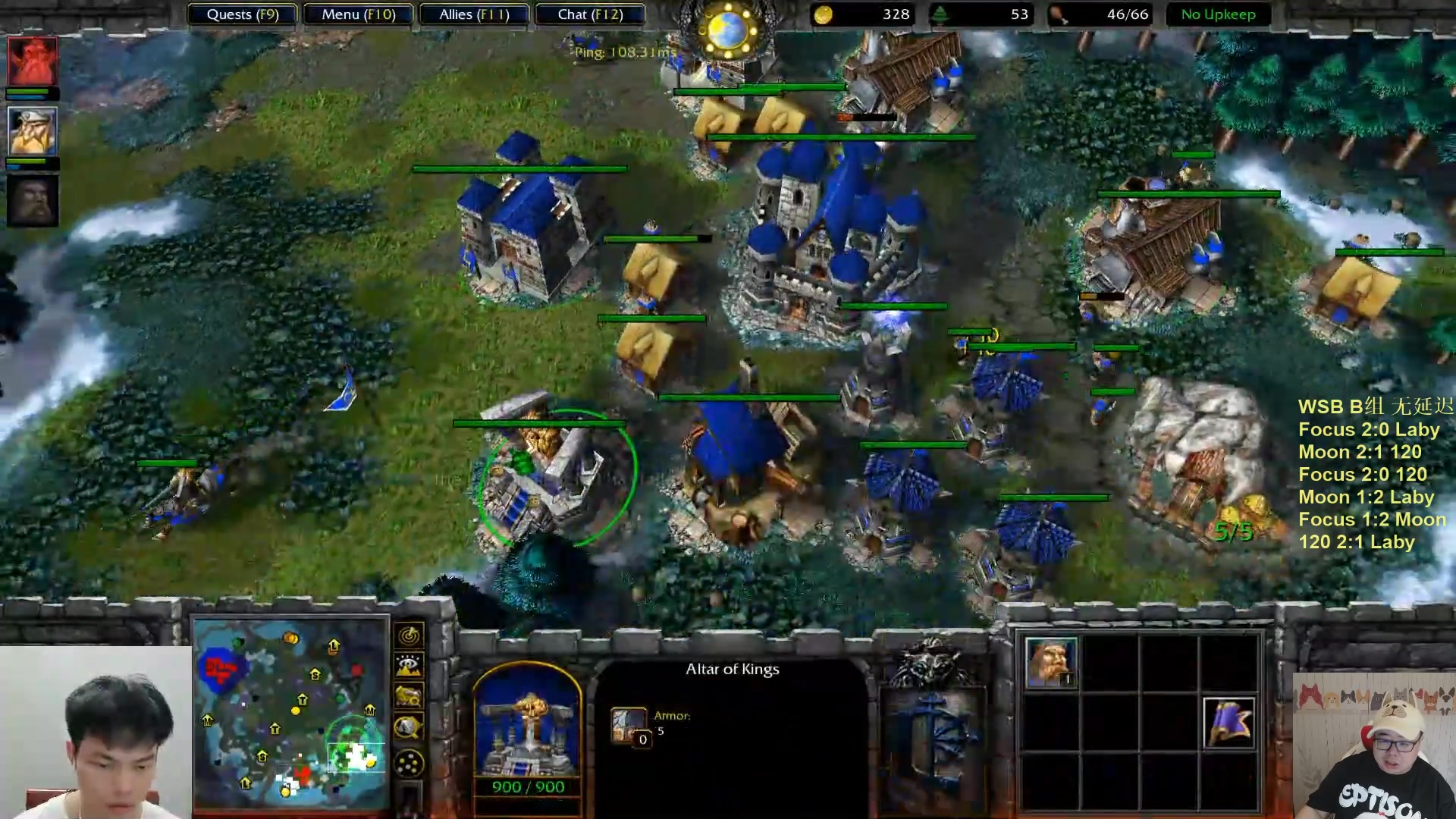 【2023-07-04 22点场】War3TeD：【直播中】WSB B组 木零死亡组