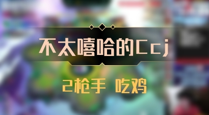 【不太嘻哈的Ccj】2枪手 吃鸡