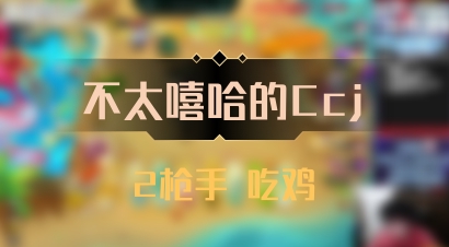 【不太嘻哈的Ccj】2枪手 吃鸡