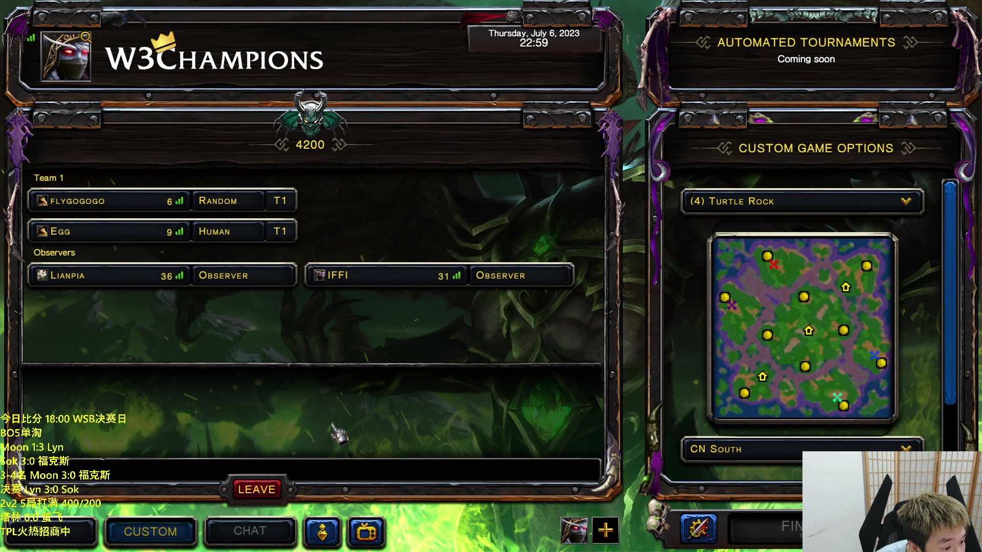 【2023-07-06 22点场】Infi小王：【直播】18:00开播 WSB决赛日木林