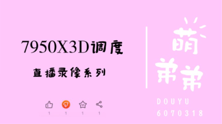 7950X3D调度