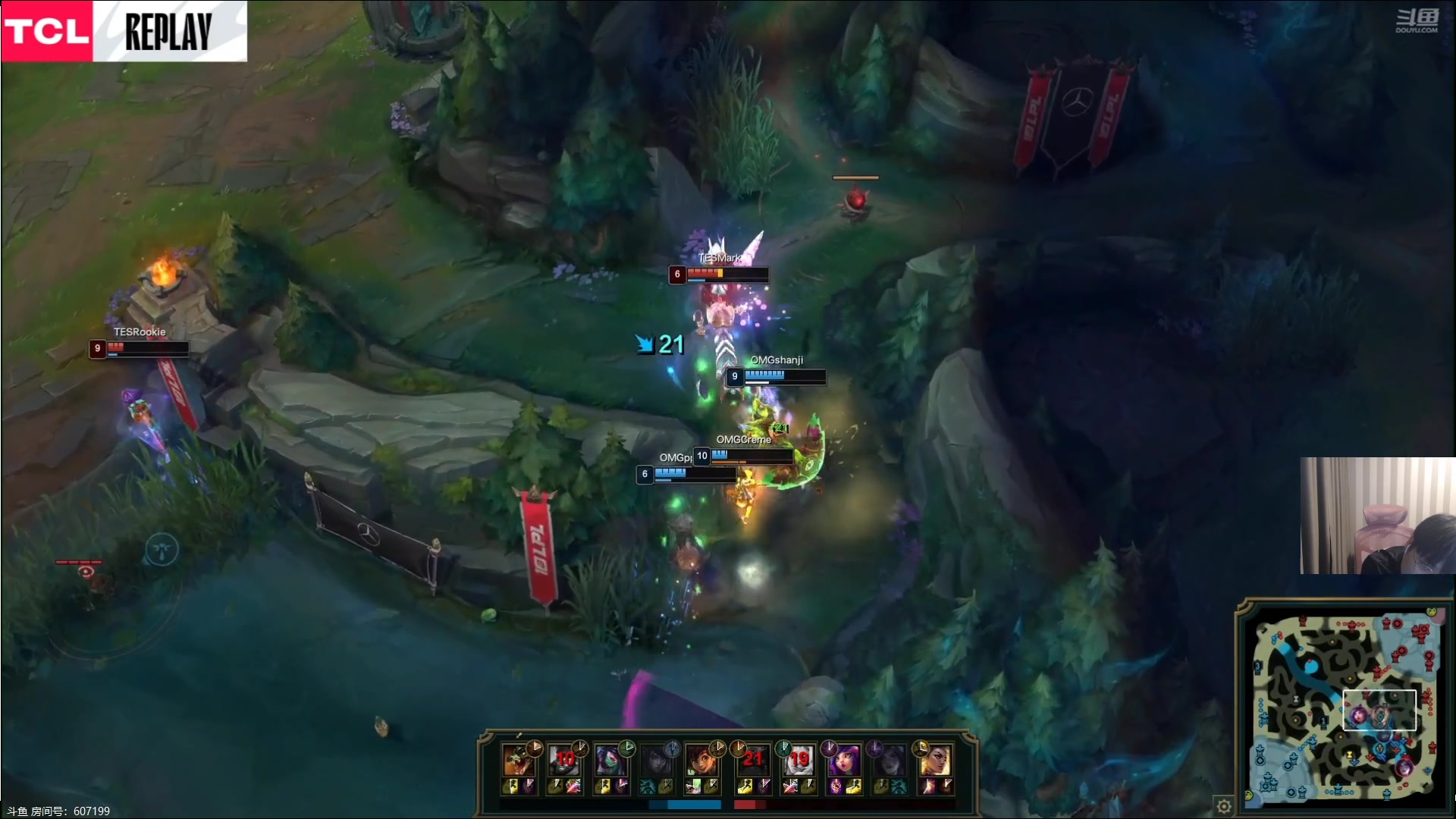 【2023-07-07 19点场】微笑：解说TES打OMG