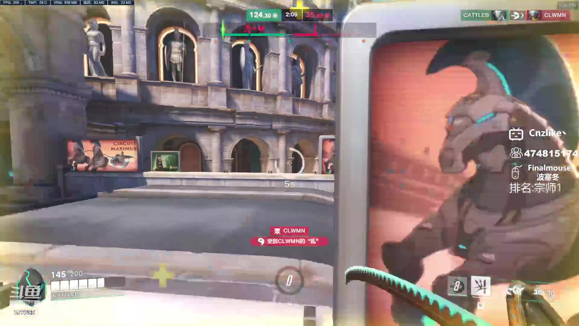 【2023-07-06 21点场】Cnzlike：源氏秒刀流  新人主播求关注