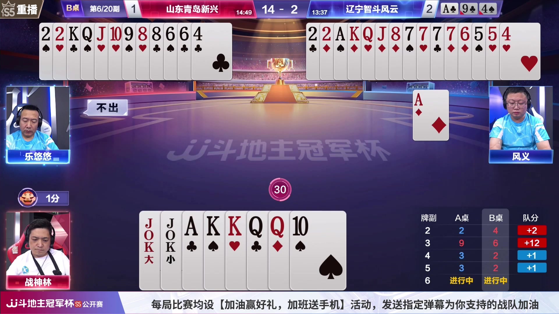 【2023-07-08 01点场】JJ斗地主官方：周六18点，东炸团VS隐士居