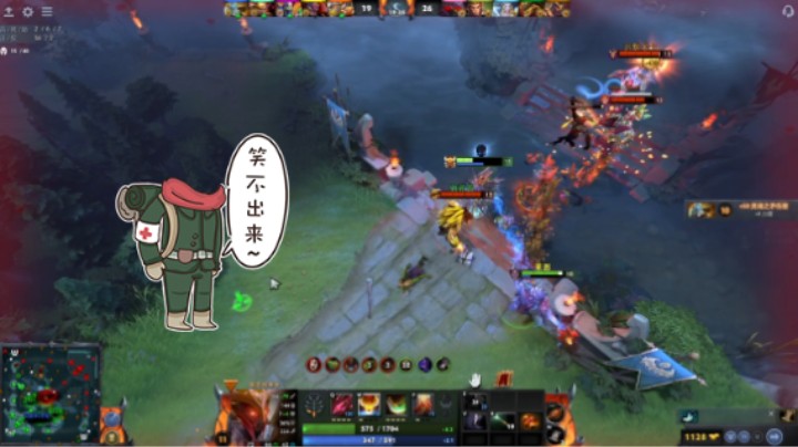 惨兮兮dota2三号位军团指挥官败北，更新后变简单了啊，只要开刃甲就决斗了哈哈哈