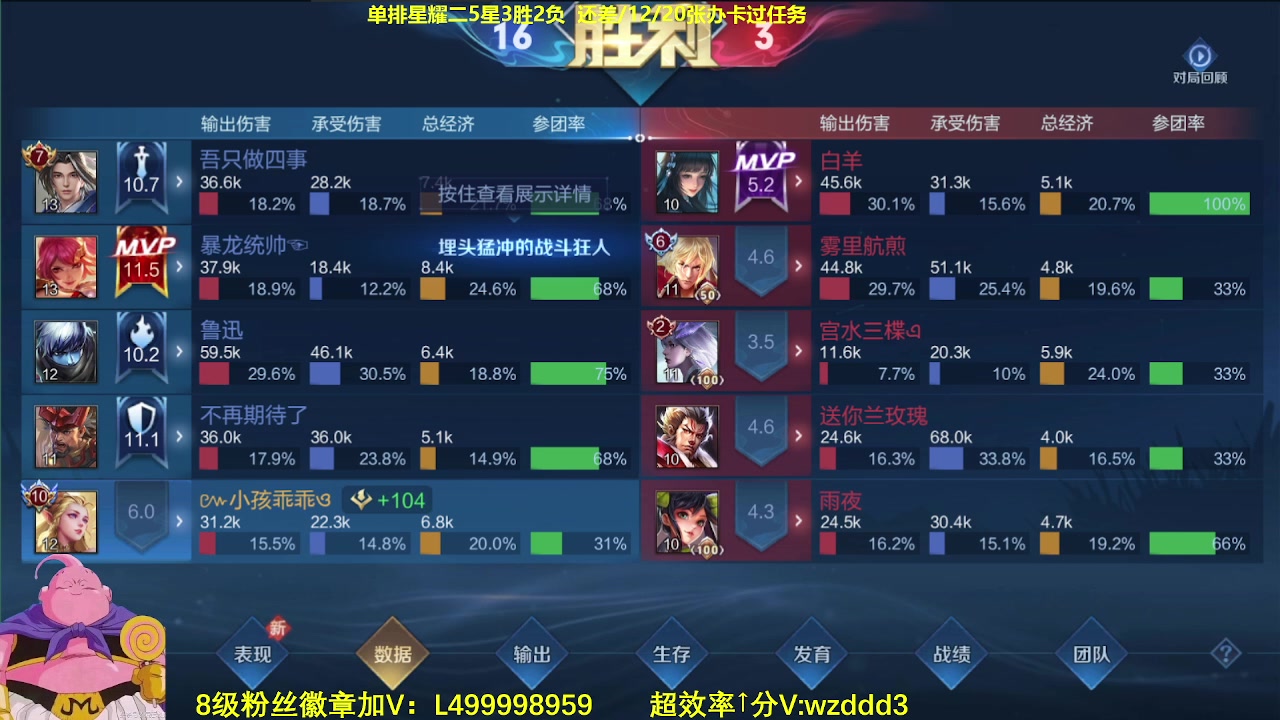 【2023-07-09 07点场】大魔王夏天天丶：随机射手单排荣耀高胜率教学！