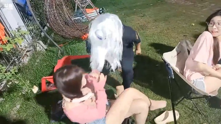 女主播拍卖盲盒，老姗姗拍卖一个面具