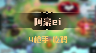 【阿豪ei】4枪手 吃鸡
