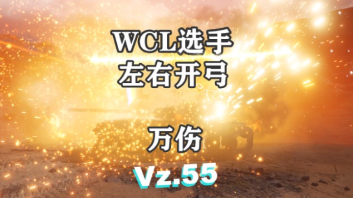 【坦克世界】万伤Vz55 WCL选手左右开弓