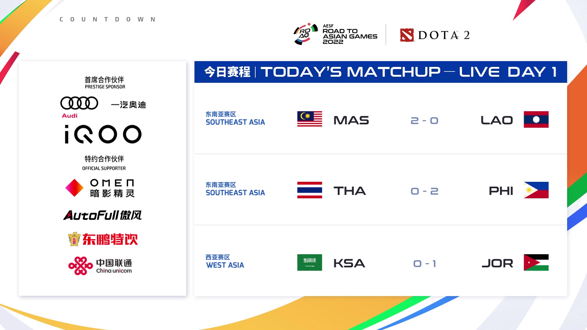 【2023-07-12 19点场】DOTA2赛事专用：直播 亚运征途英文流
