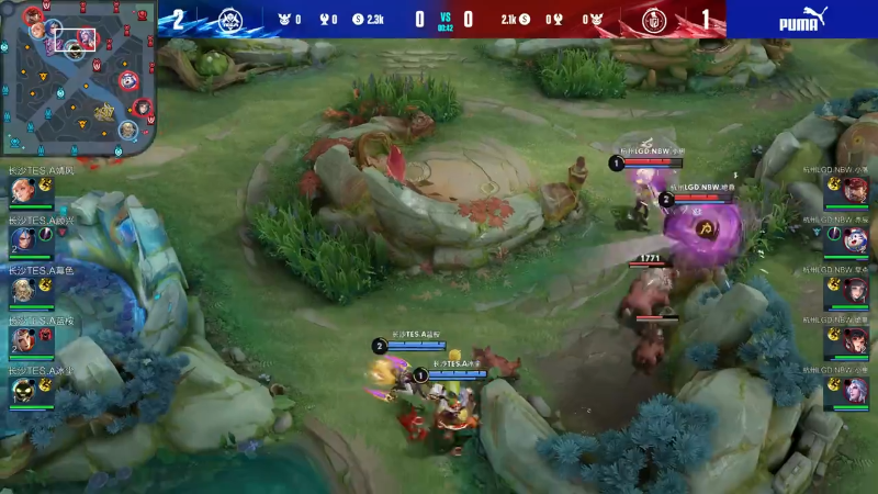 杭州LGD.NBW VS 长沙TES.A第4局-2023KPL夏季赛常规赛