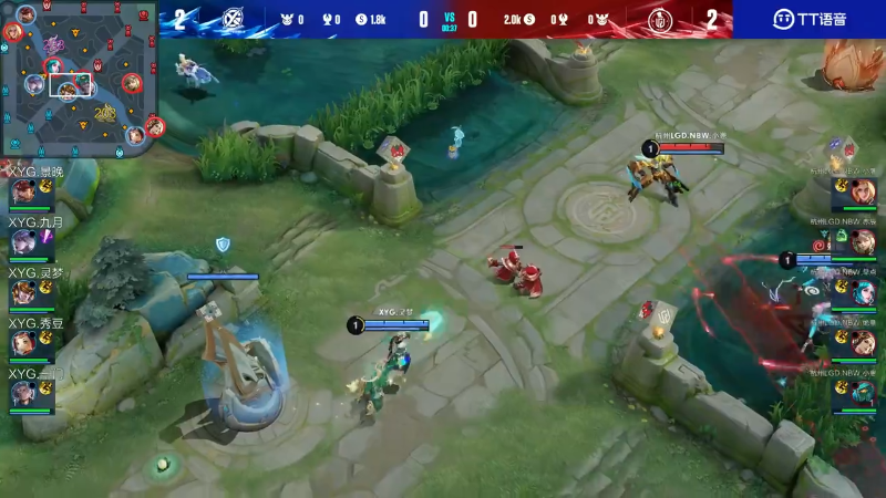杭州LGD.NBW VS XYG第5局-2023KPL夏季赛常规赛
