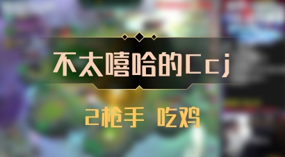 【不太嘻哈的Ccj】2枪手 吃鸡