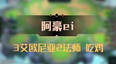 【阿豪ei】3艾欧尼亚2法师 吃鸡