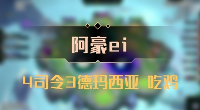 【阿豪ei】4司令3德玛西亚 吃鸡
