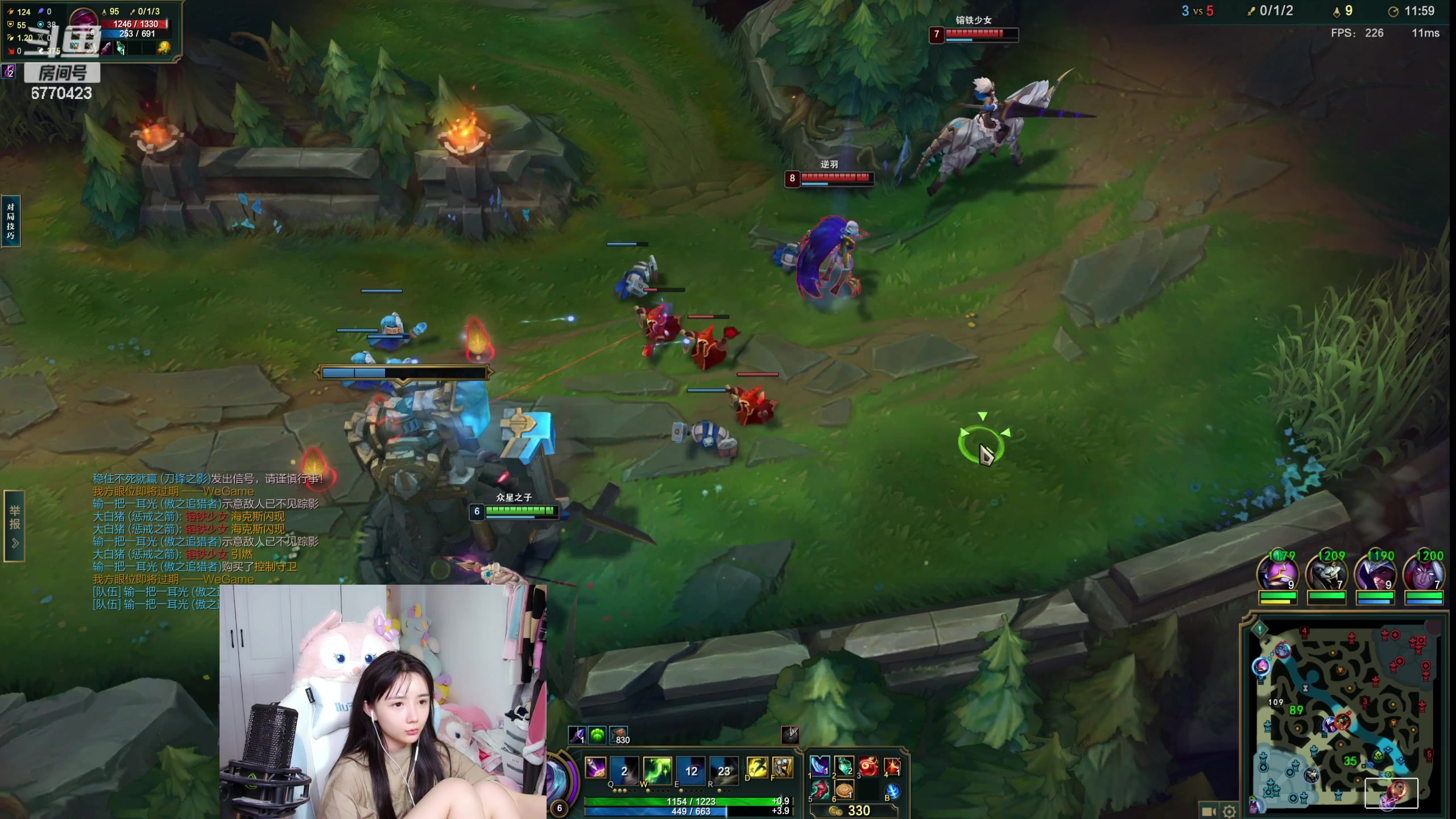 【2023-07-21 00点场】塔莉娅QAQ：甜心小塔：峡谷之巅10天王者