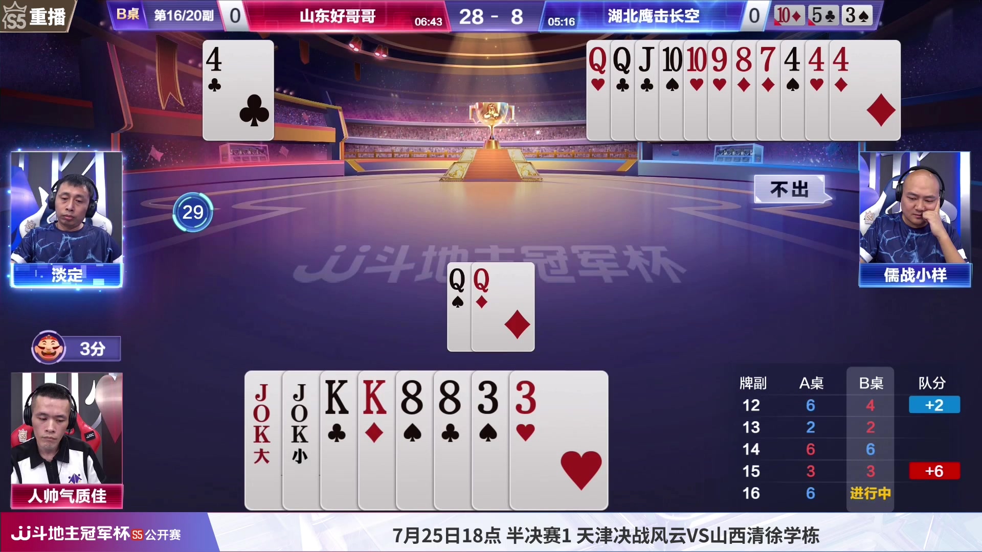 【2023-07-22 22点场】JJ斗地主官方：25号18点，公开赛决赛段开打