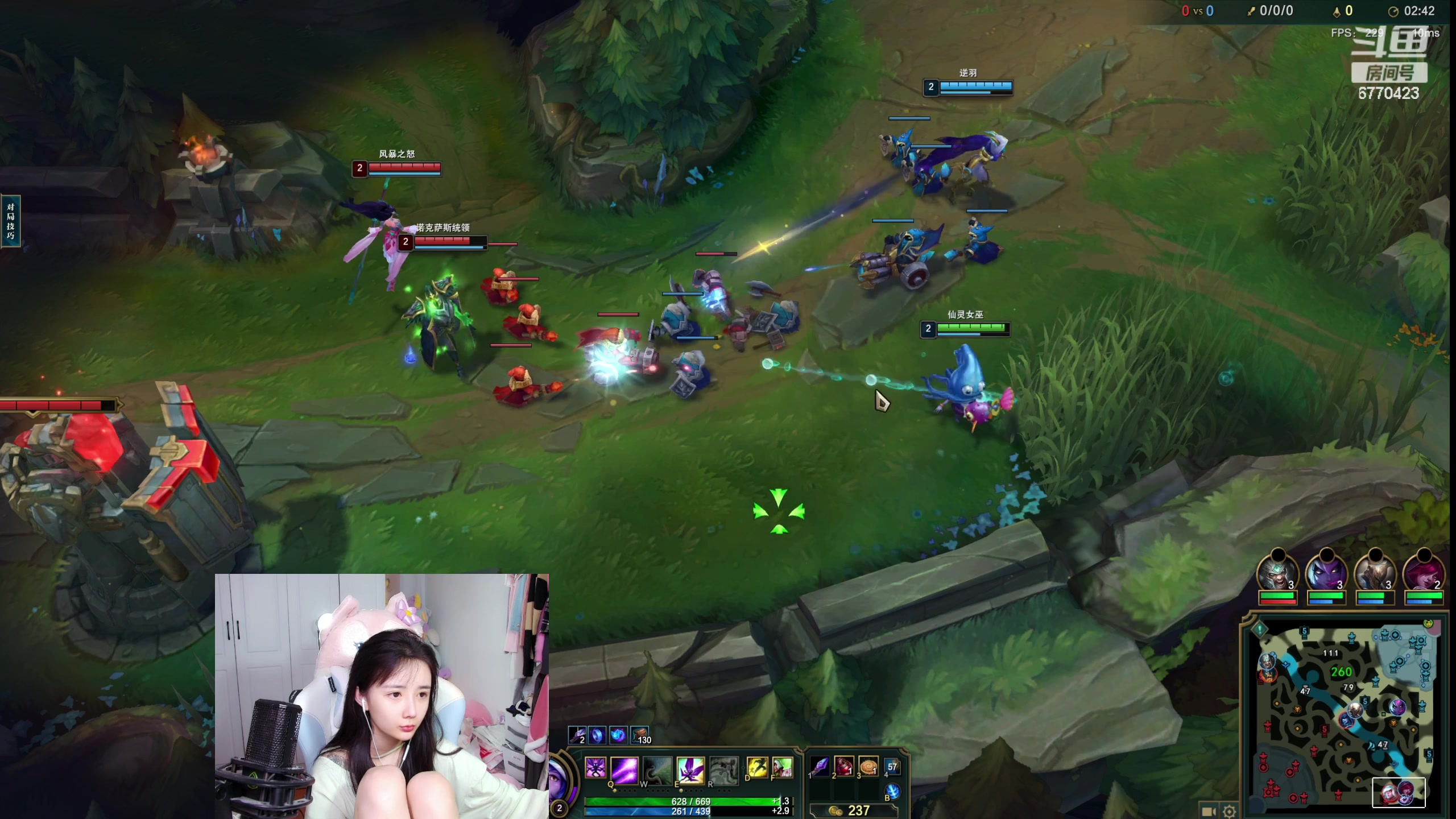 【2023-07-23 13点场】塔莉娅QAQ：甜心小塔:新赛季峡谷冲分