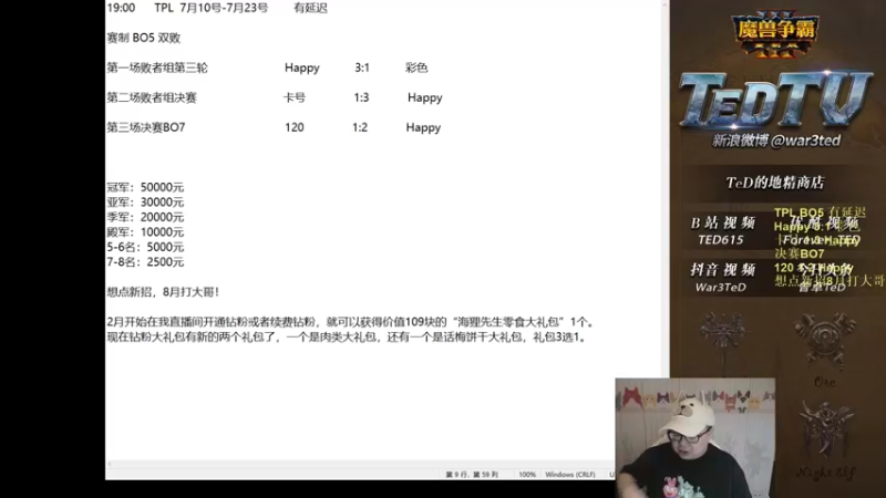 【TED出品】TPL决赛 120 vs Happy 最强的两个人 下