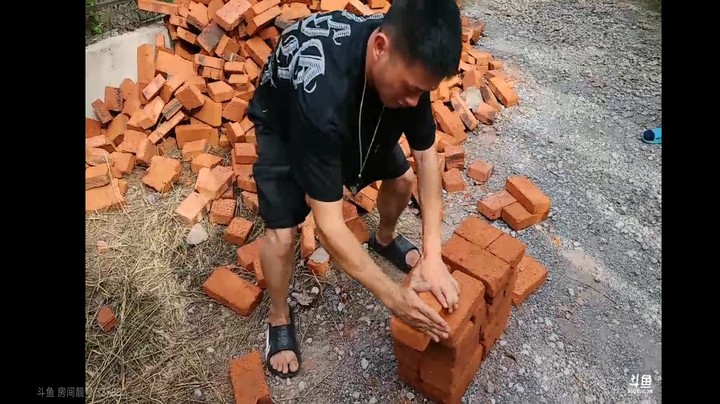 肖哥给女主播打个样，表演劈砖，还是有点东西啊