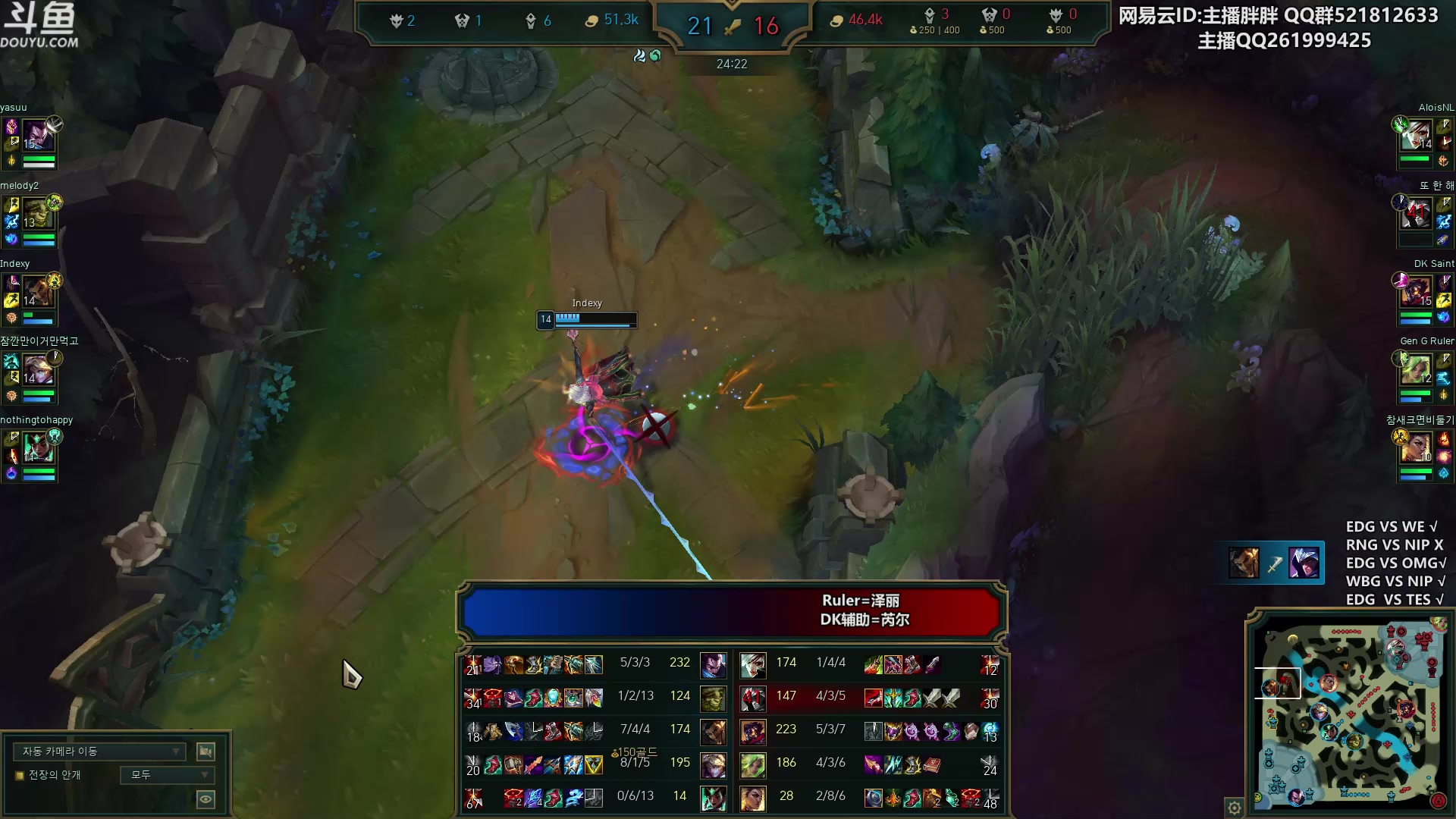 【2023-07-24 23点场】胖胖灬：胖胖OB：TES强啊，EDG冒泡赛可冲