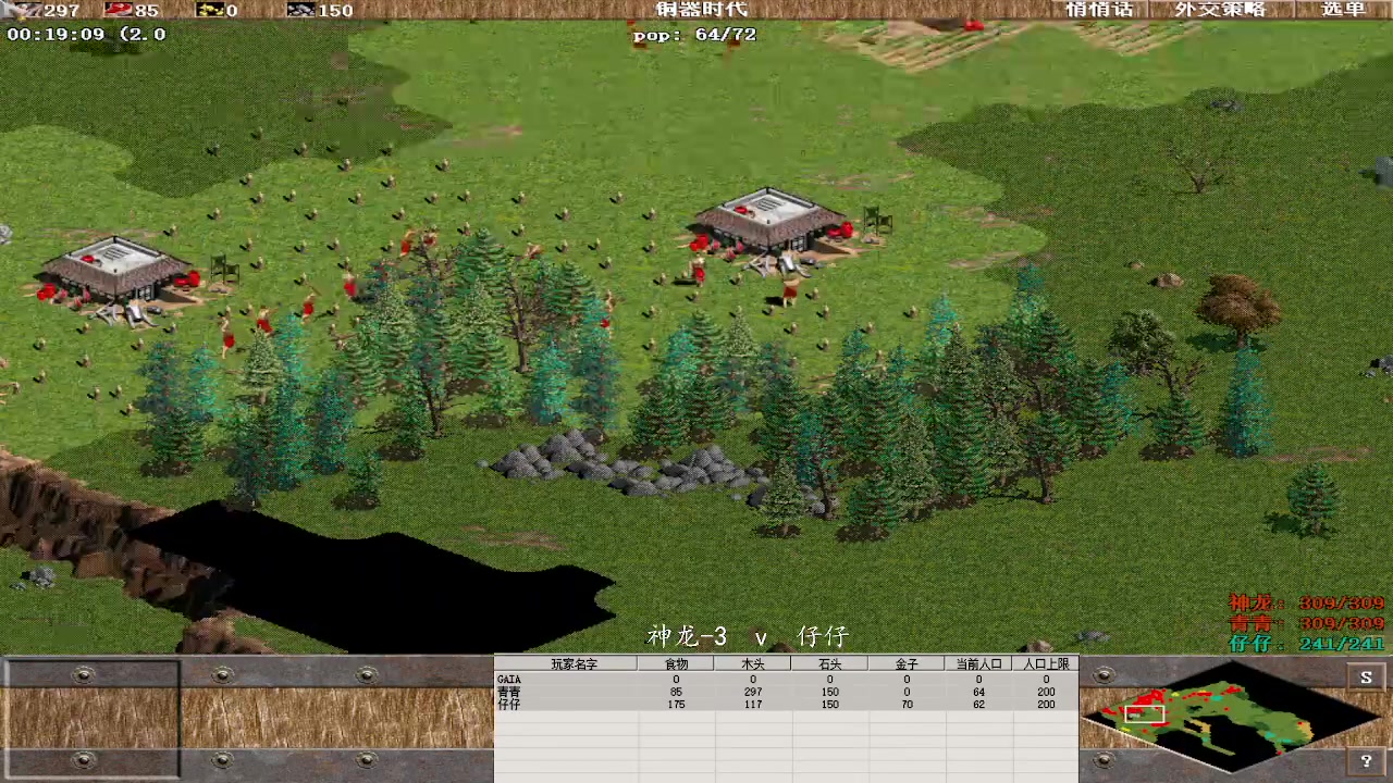 神龙-3  3 v 0 仔仔