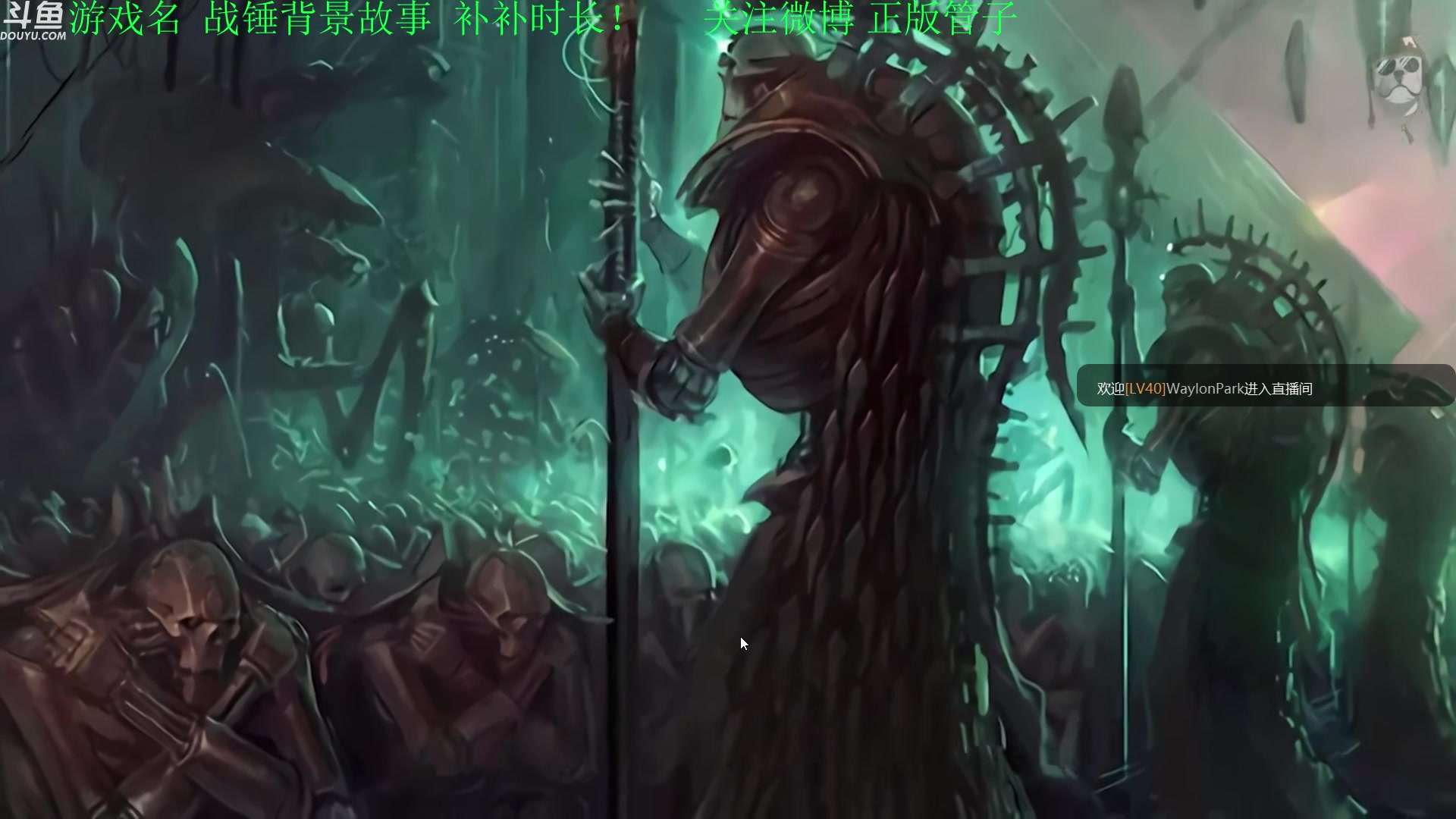 【2023-07-25 01点场】正版管子：【管子】战锤背景 另类高能搞笑主播