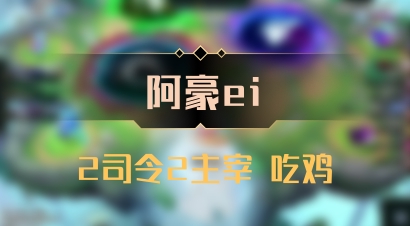 【阿豪ei】2司令2主宰 吃鸡