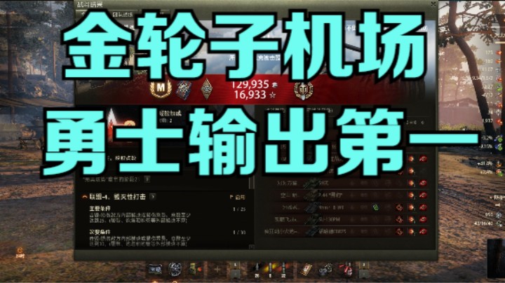 幽霊：207：金轮子EBR75机场九级房勇士输出第一#坦克世界