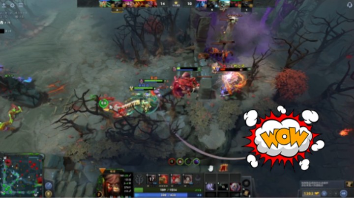 美滋滋DOTA2三号位屠夫帕吉终于赢一把，输出扛伤都第一竟然没提名？？？