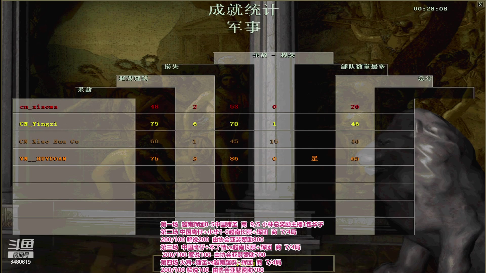 【2023-07-29 20点场】罗马协会：罗马复兴巅峰对决