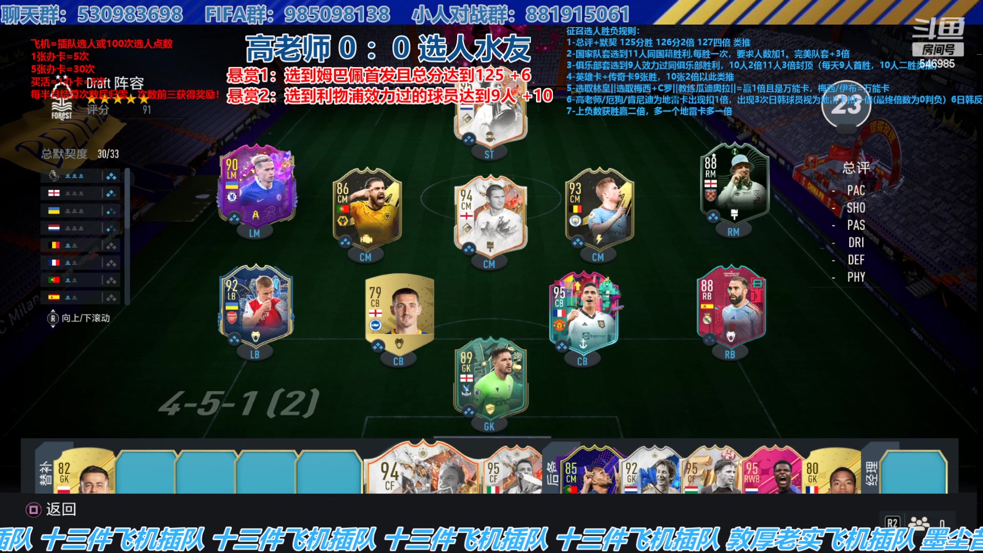 【2023-08-01 14点场】高老师爱足球：FIFA23征召选人，8月赛季开始！
