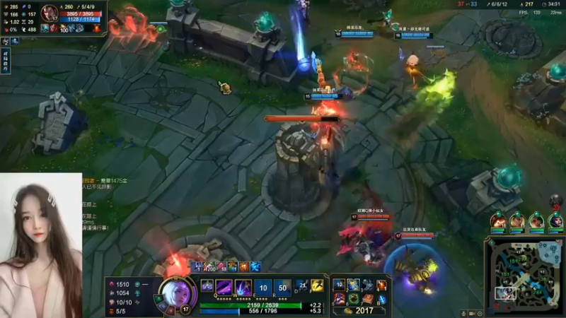 对面直接推塔，被翻盘了，大意了啊