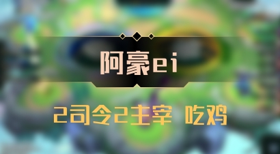 【阿豪ei】2司令2主宰 吃鸡