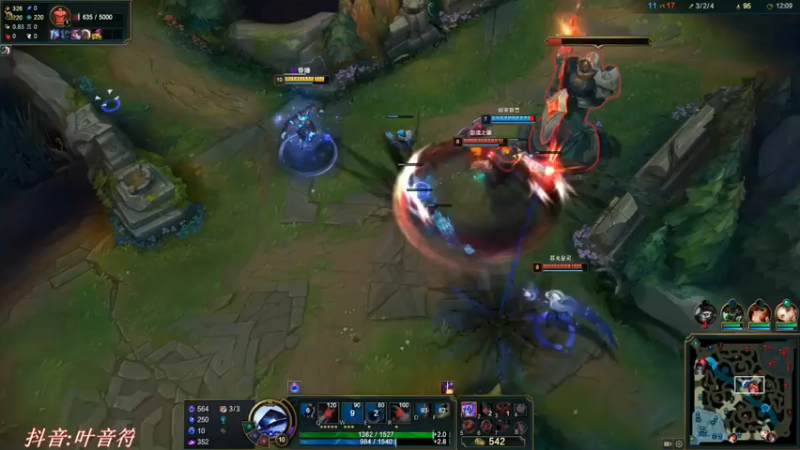 叶音符玩远古巫灵，对面打野凯隐老想抓他