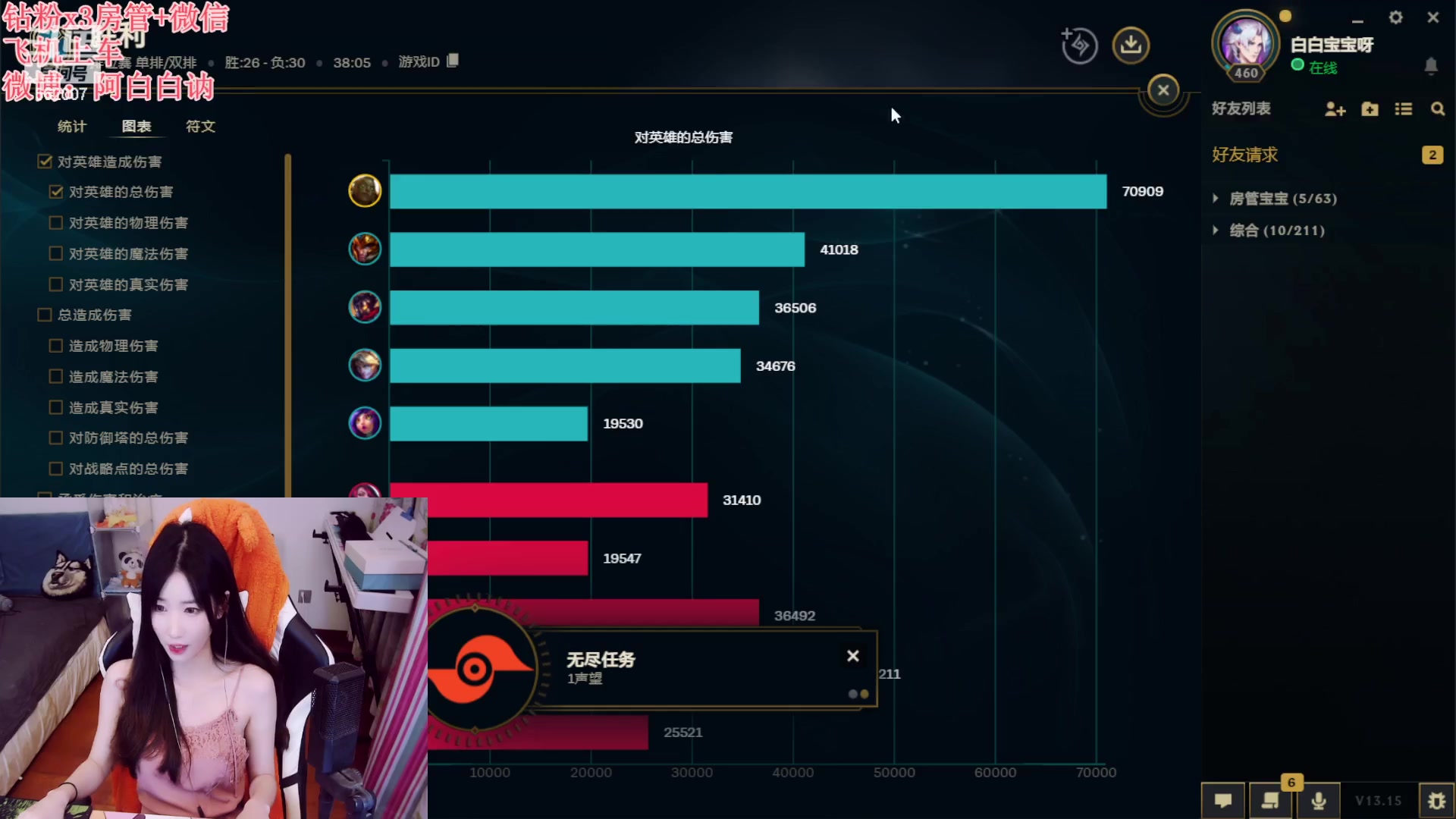 【2023-08-03 22点场】白菇凉：阿白白：今天我辣不辣？