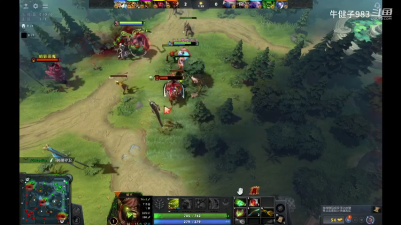 美滋滋DOTA2四号位屠夫帕吉躺赢，终于知道为啥卡了，这分辨率咋自动给我顶最高了，啥玩意啊好坑steam