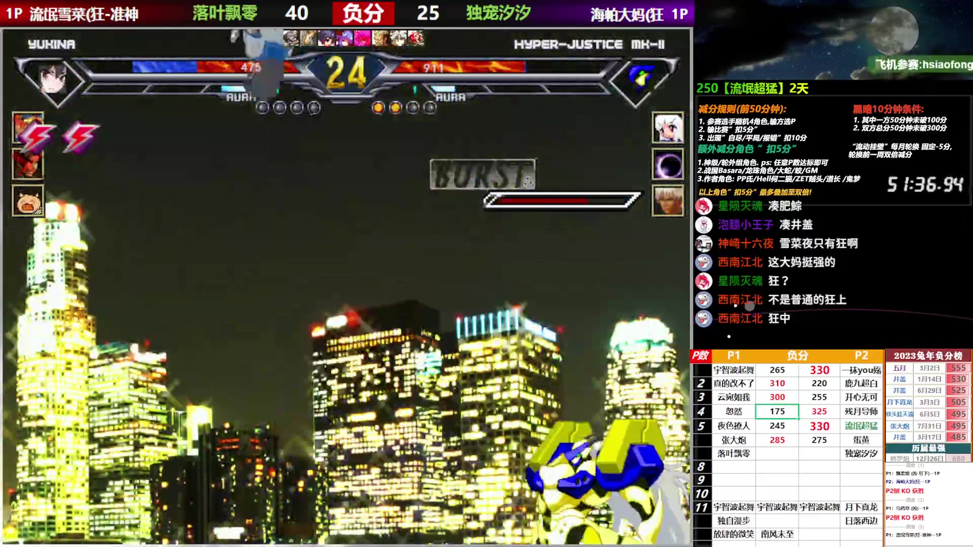 【2023-08-06 00点场】那日的风：【MUGEN】今晚我一个在家