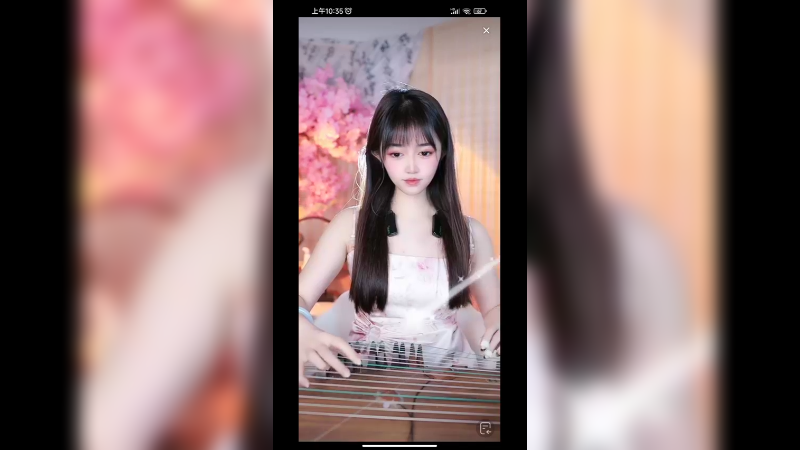 小姐姐弹古筝好听的