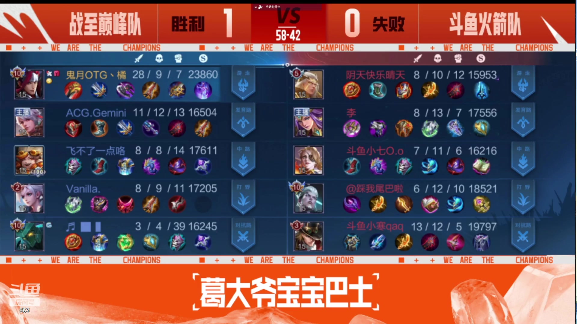 【2023-08-07 19点场】解说孙立人：宝宝巴士训练赛