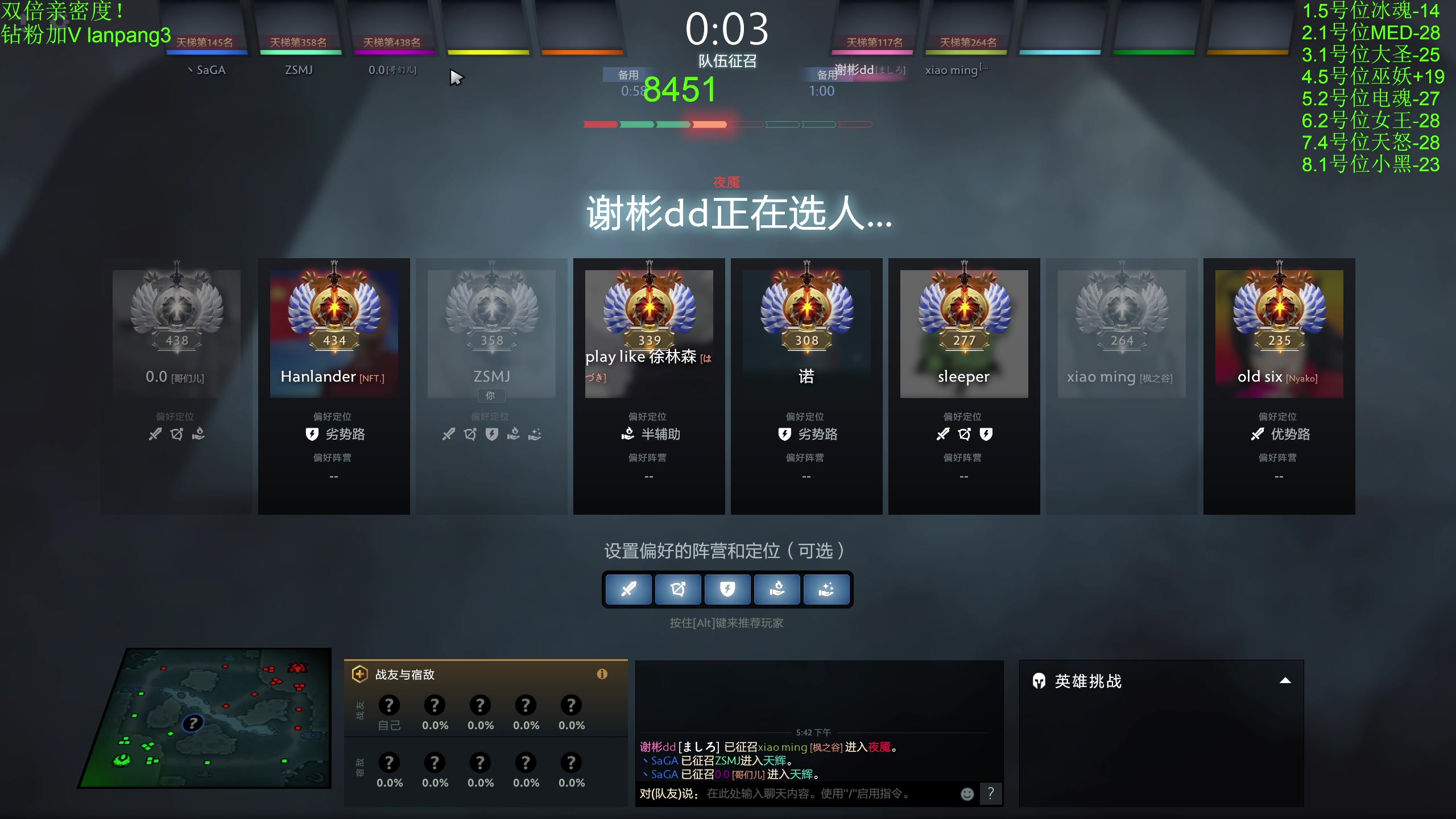 【2023-08-08 17点场】龚建ZSMJ：开心DOTA！