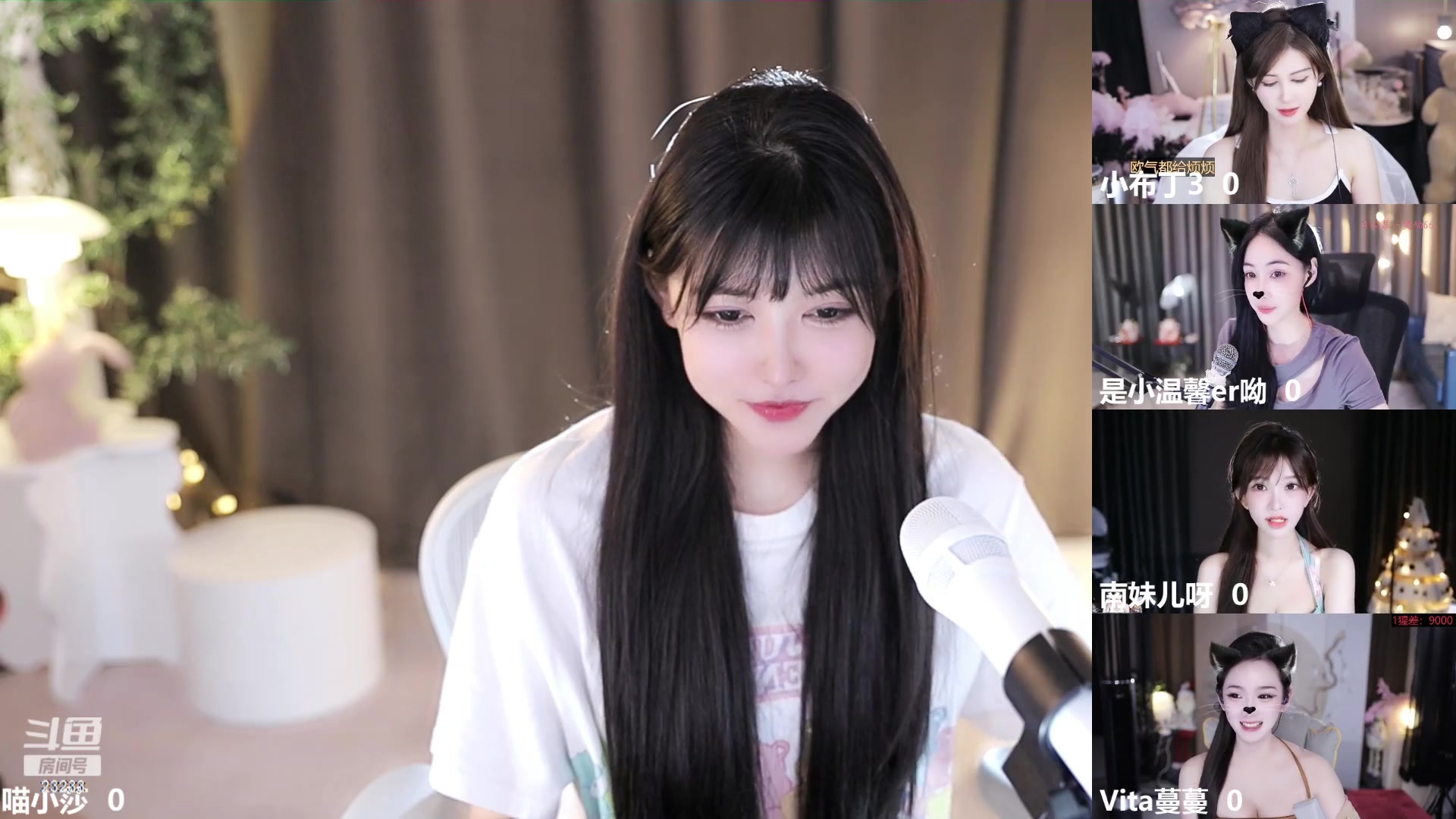 【2023-08-07 23点场】喵小莎：恭喜强哥渡劫150级~