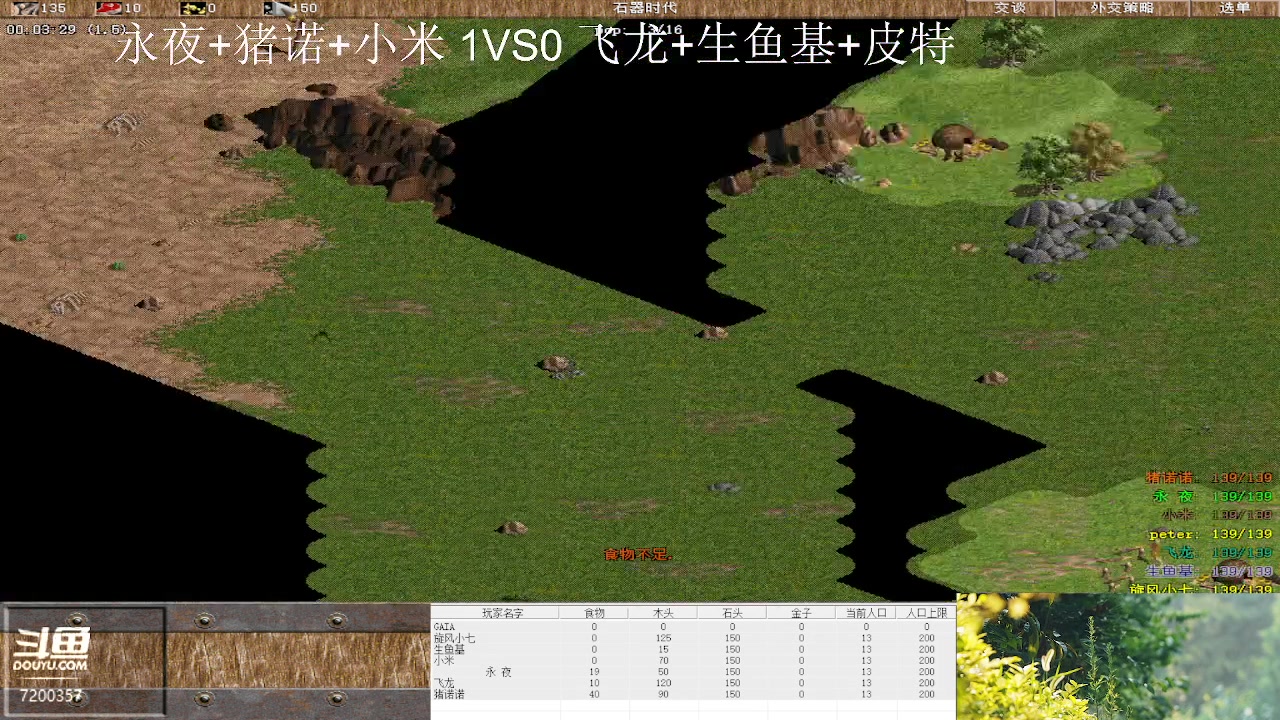 永夜+猪诺+小米 3VS0 飞龙+生鱼基+皮特