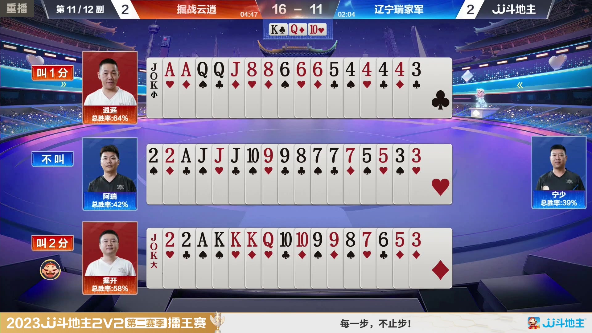 【2023-08-12 00点场】JJ斗地主官方：周三至周四19点，擂王争夺打响