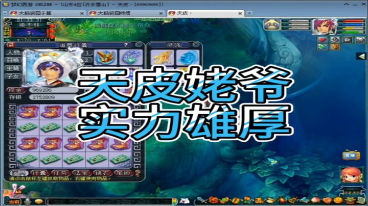 梦幻西游 天皮老爷 实力雄厚