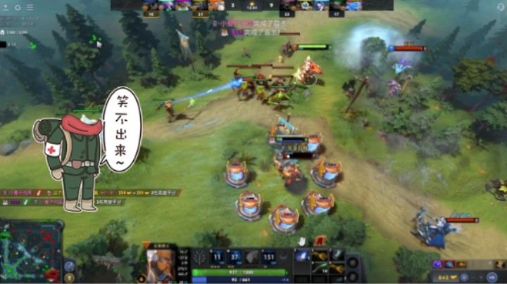 惨兮兮DOTA2四号位全能骑士败北3