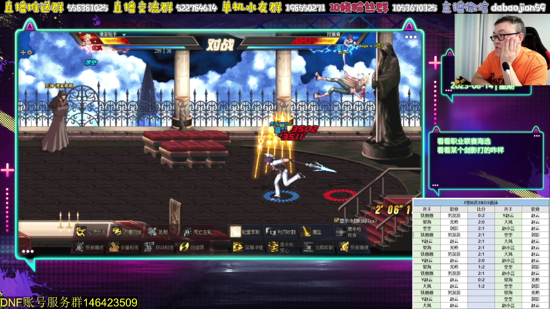 【2023-08-14 20点场】武神59：今晚打个点将！！！！！