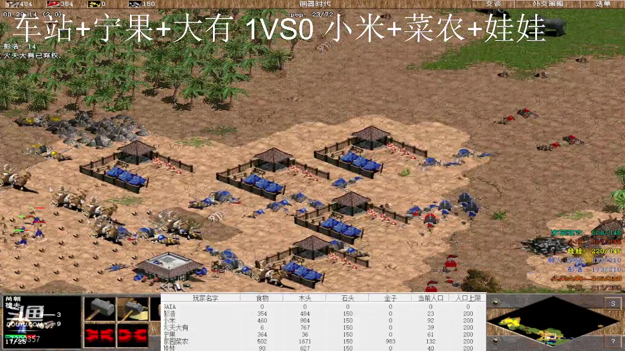 车站+宁果+大有 2VS3 小米+菜农+娃娃